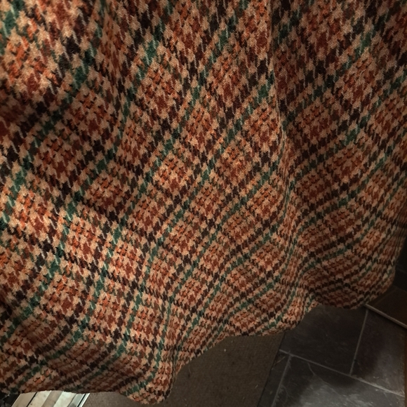 Vintage 70s Funky Double Breasted Tie Belt Utex Wool Blend Overcoat sz 13/14 - Picture 13 of 14